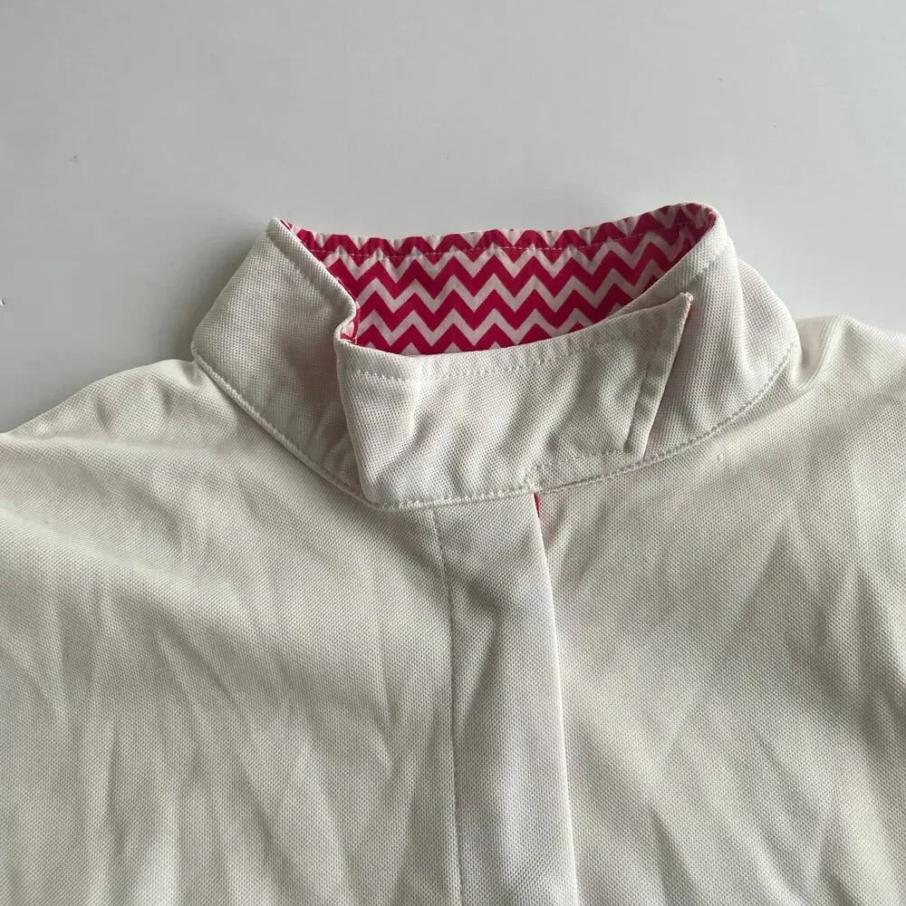 Dublin Competition White Button Front Shirt - Size XL